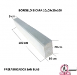 Bordillo Bicapa 9x10x20x100 A2.